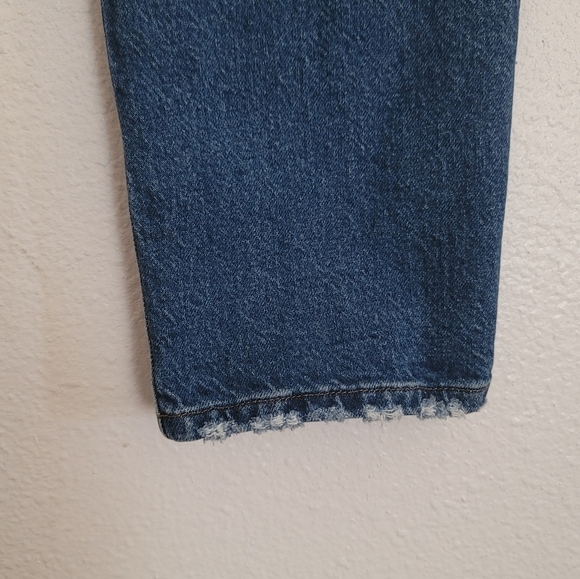 Good American Good Vintage Straight Leg Distressed Jeans  Size 6/28 - Picture 10 of 13
